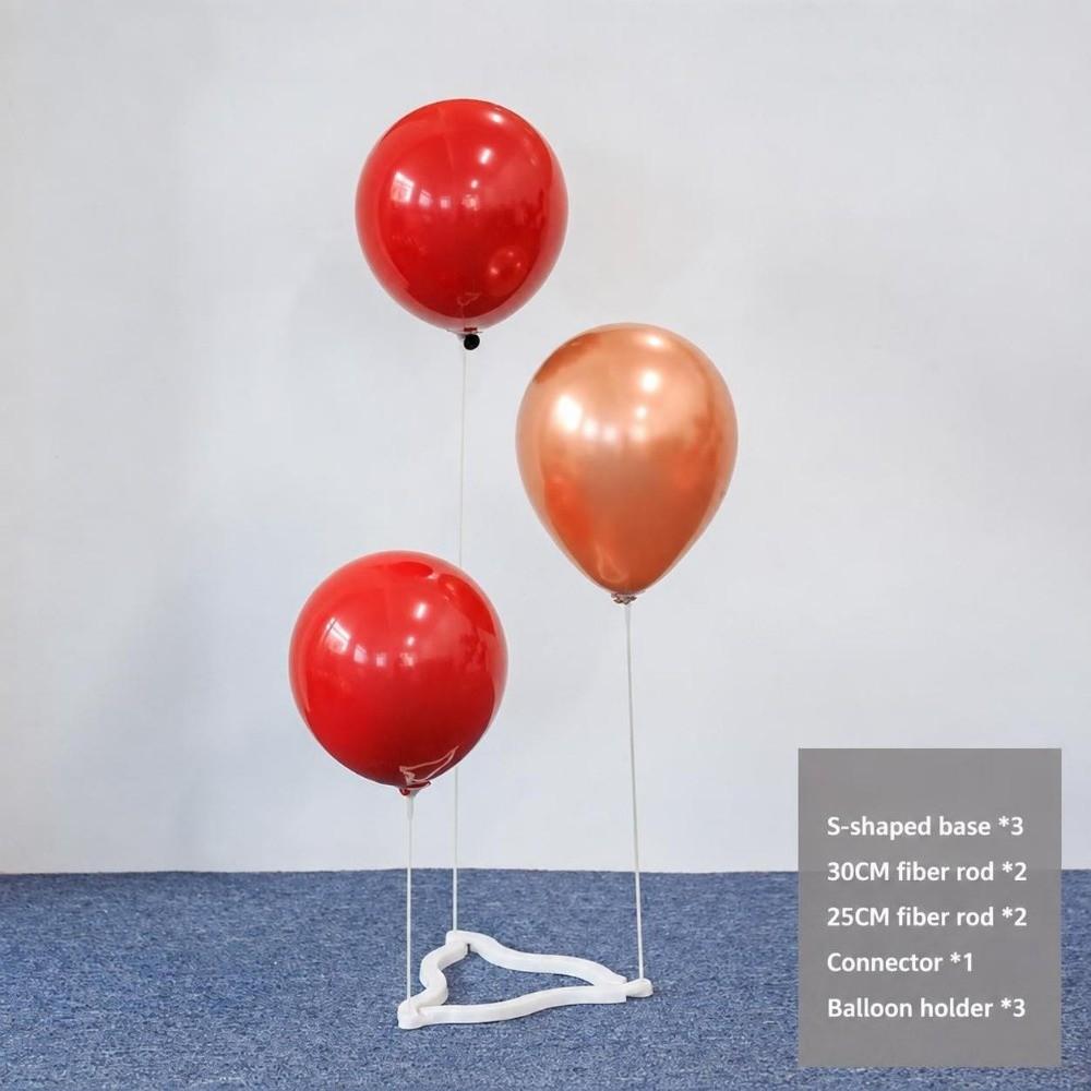 Plastic Balloon Stand Kit White Balloon Stick Tubes New Party Balloon Holder Party Decors