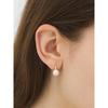 H Edition Silver (Y) Pearl One-Touch Earrings 8mm Hl6E55616Y9Xxx