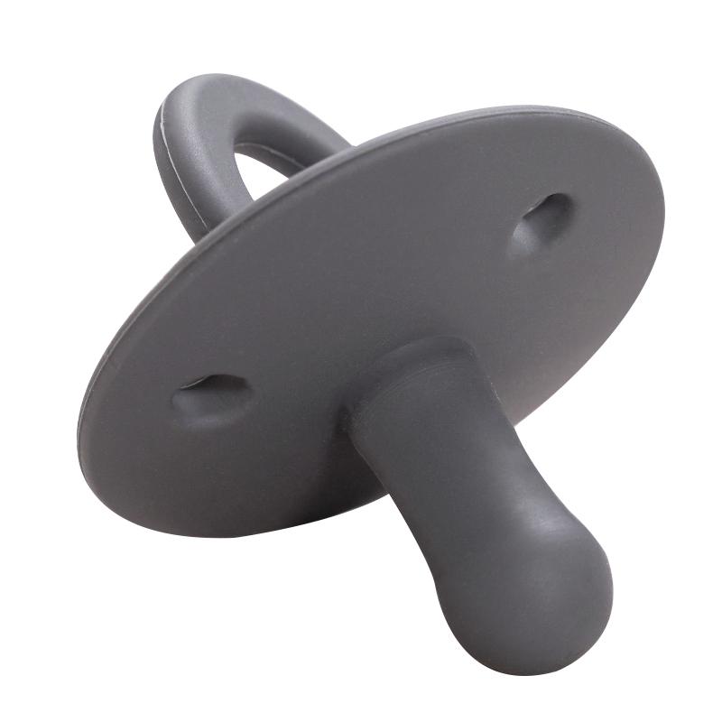 1PCS Silicone Baby Pacifier Food Grade Silicone Newborn Soother BPA Free Solid Color Dummies Silicone Nipple Baby Sutff