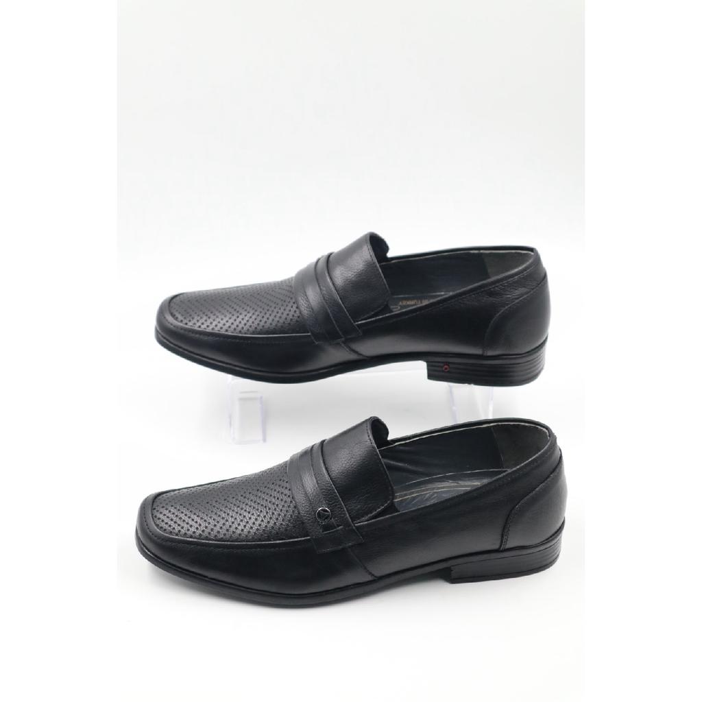 Мужские классические повседневные туфли из натуральной кожи с внутренней и внешней отделкой черного цвета с завязками