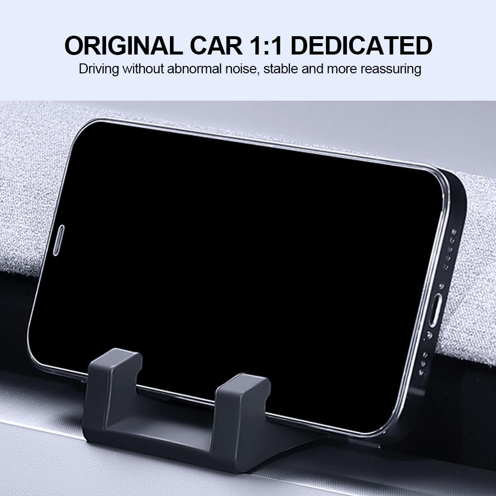 Car Dashboard Phone Holder Air Vent Clip Mobile Cell Phone Stand In Car Liquid Silicone Air Outle For Tesla Model 3 Y Highland Juniper