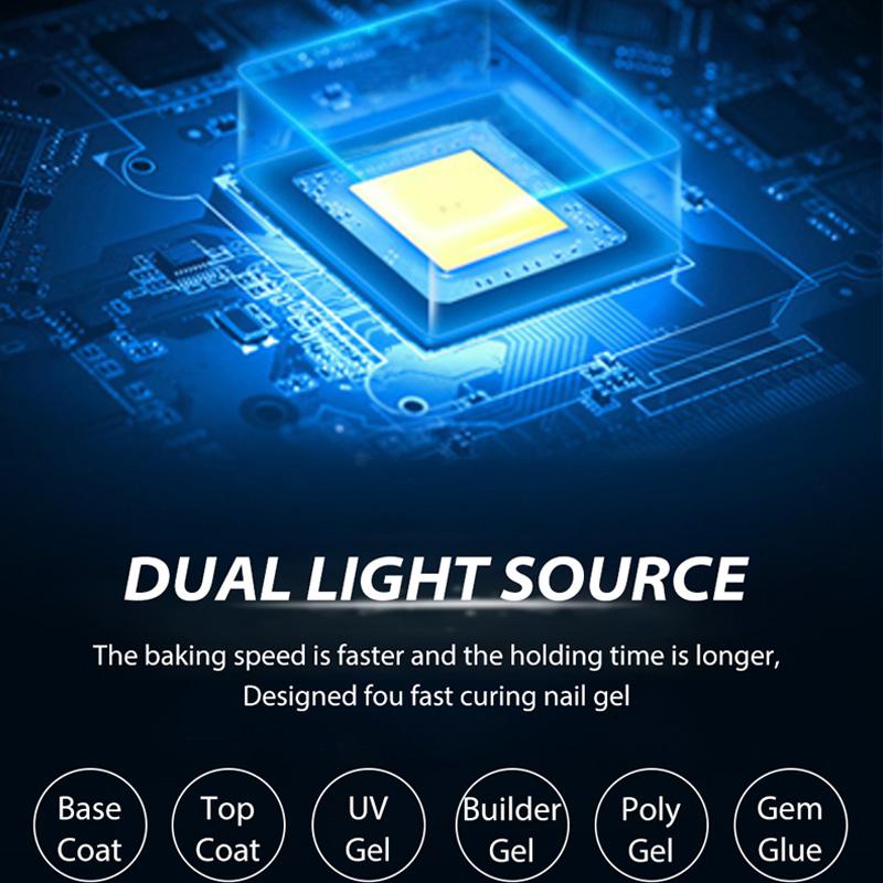 Портативная розовая машина для сушки ногтей 36 Вт, УФ-светодиодная лампа 30/60/90 s, таймер, USB-кабель для домашнего использования, сушилка для УФ-гель-лака для ногтей, светодиодная лампа для ногтей, инструмент