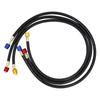 Refrigerant Charging Hose Automotive Auto Refrigerant Charging Hose Kit For Air Condition Thread Design Air Conditioning