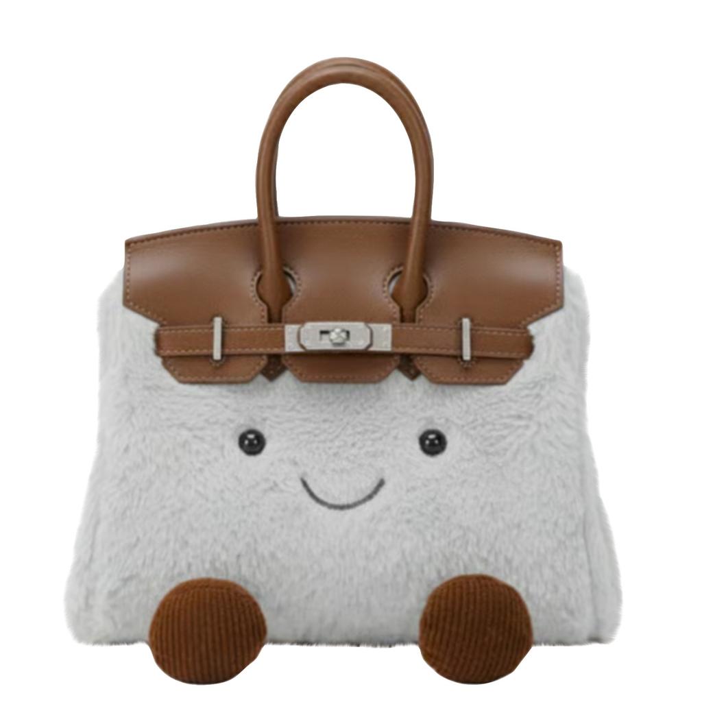 Милая плюшевая сумка для хранения, можно хранить косметику, мобильные телефоны и компьютеры, красивая сумка для хранения косметики