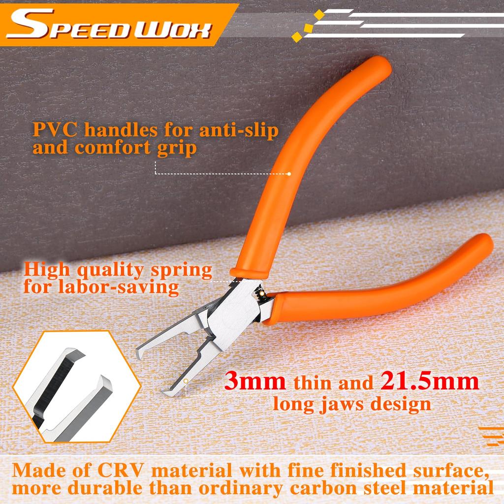 Пластиковые торцевые щипцы SPEEDWOX, торцевые щипцы 112 мм, маленькие режущие, прочные мини-щипцы для пластика, прямые лезвия, прецизионные торцевые щипцы с принтом