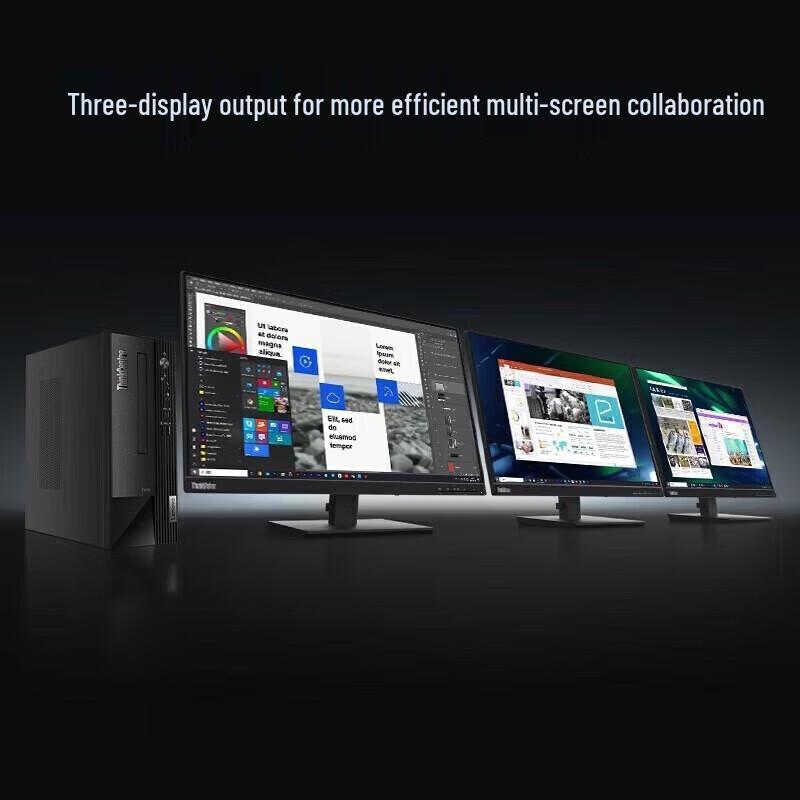 Lenovo Бизнес-настольный ПК ThinkCentre S500 с 27-дюймовым монитором (Китайская версия)