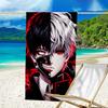 Tokyo Ghoul Kaneki's Struggle Microfiber Beach Towel, Lightweight And Quick-Dry, for Summer Travel, Beach Essential, Swimming Pool Outdoor
