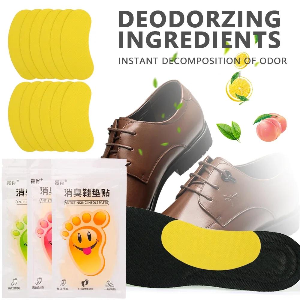 10/20pcs Shoes Deodorant Sticker Deodorant Foot Odor Deodorants Sneaker Smell Fresh Deodorant Insole Sterilization Sticker