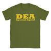 Специальный агент DEA Футболка Пляжная Модные Футболки Мужская Хлопок Круглый вырез 4XL 5XL 6XL Футболки С коротким рукавом Y2K Ретро Футболка
