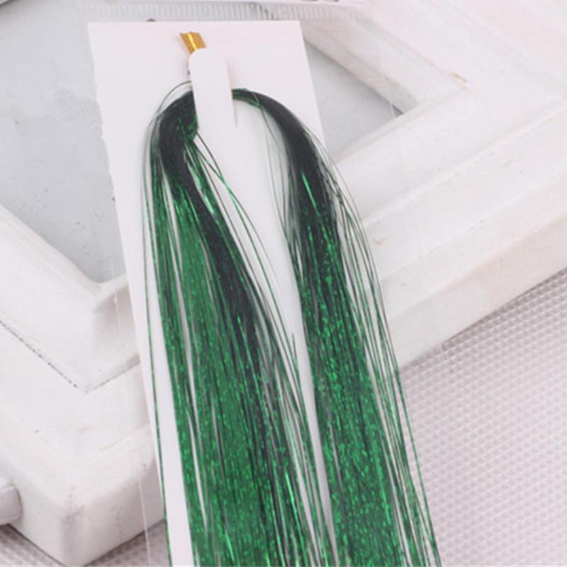 100 прядей голографических волос-дождика