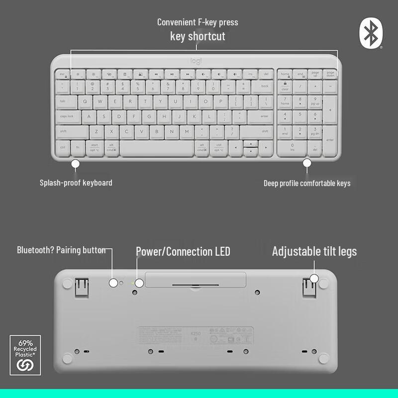 Logitech Беспроводная Bluetooth-клавиатура K251