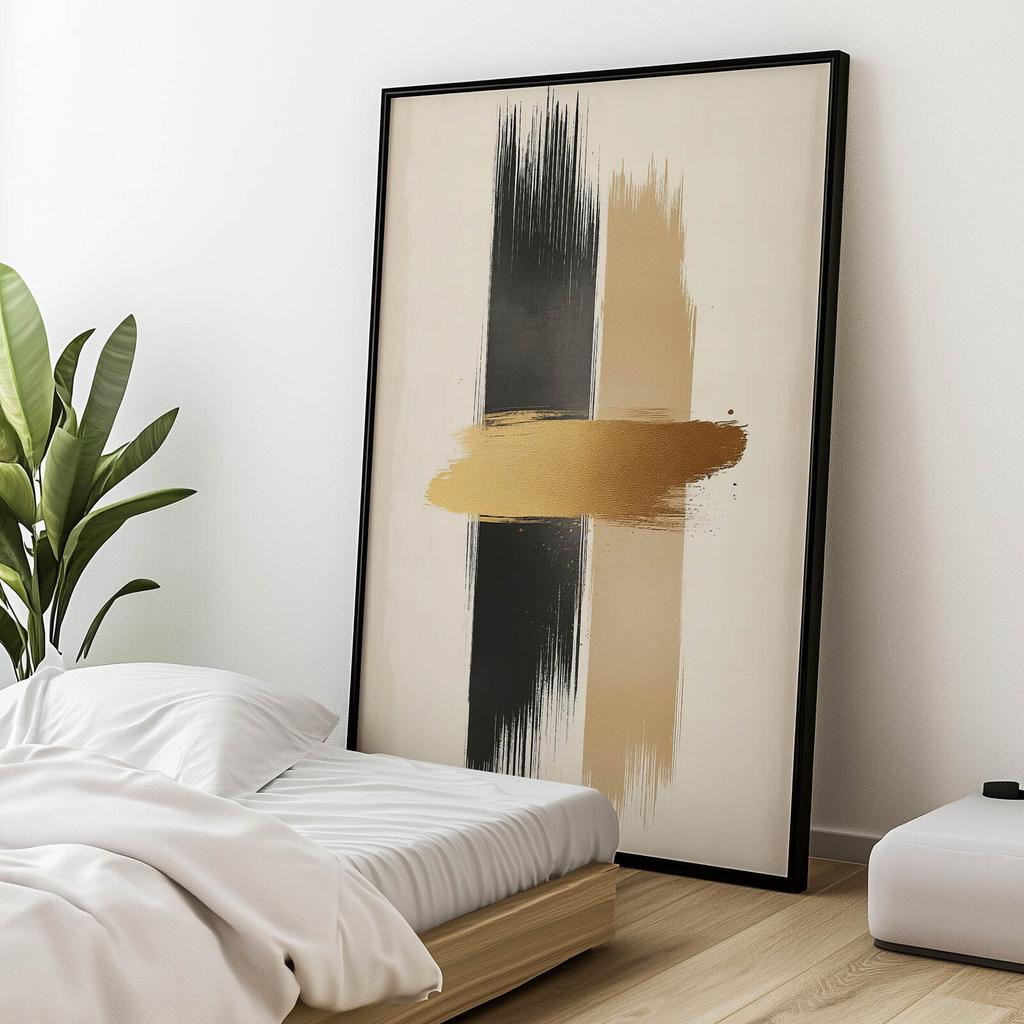 Abstrakcyjna Harmonia Abstrakcyjna Harmonia, 70X100 Cm, Bez Ramy, Płótno Premium Na Blejtramie