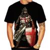 Knights Templar 3D Print T Shirt Knights Templar Fashion Casual T-Shirts Men Women Hip Hop Harajuku Streetwear T Shirt Tee Tops