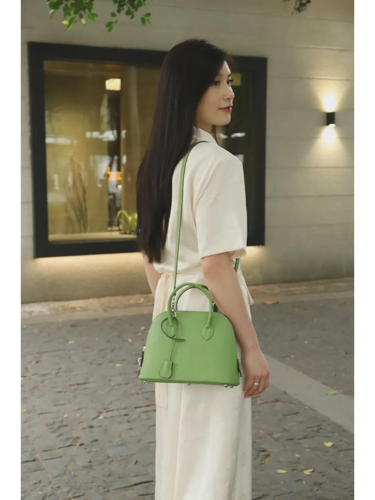 Женская сумка из воловьей кожи Shell: Универсальная сумка на одно плечо и через плечо