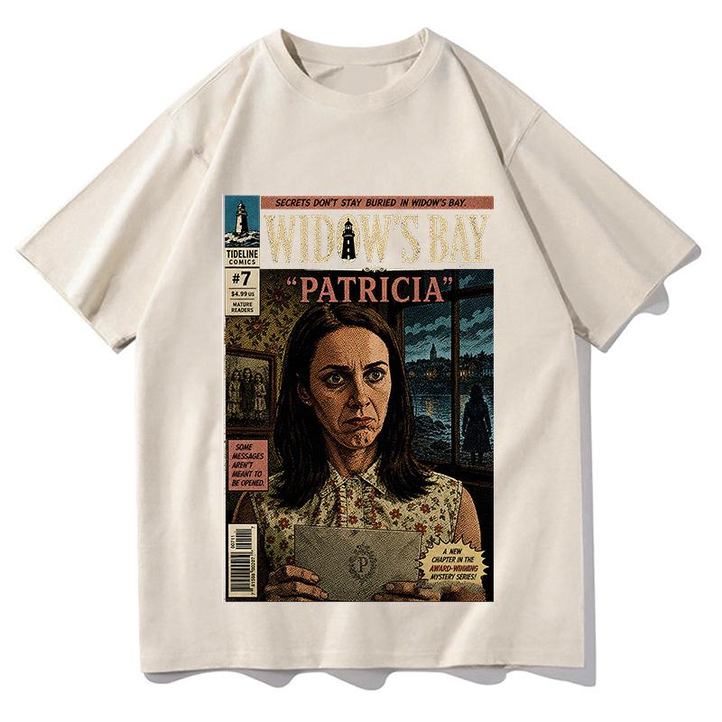 Widows Bay Tshirts Summer Cotton Short Sleeve Female Tshirts Streetwear Unisex Casual Loose Oneck Tees Aesthetic Harajuku Tops