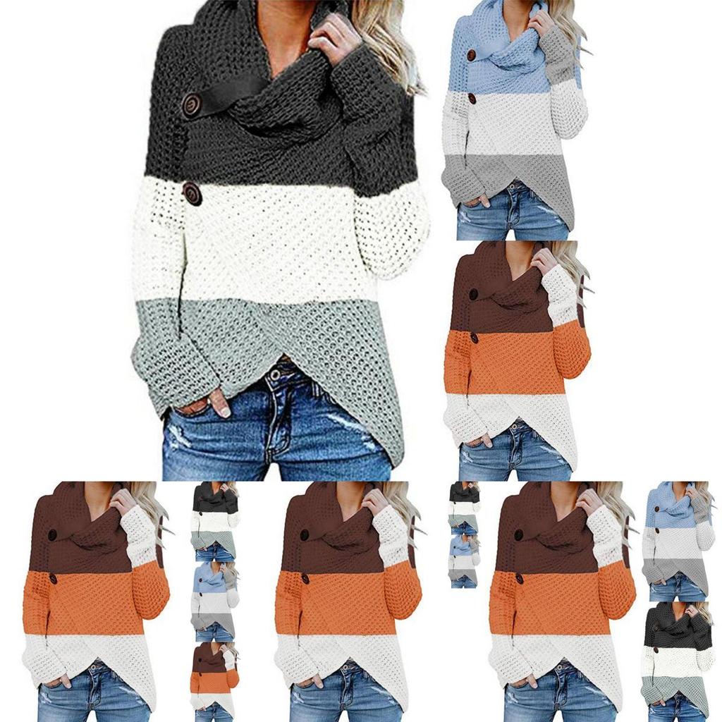 Contemporary Women Long Sleeve Casual Knitted Sweater Jumper For Street Style Vibes