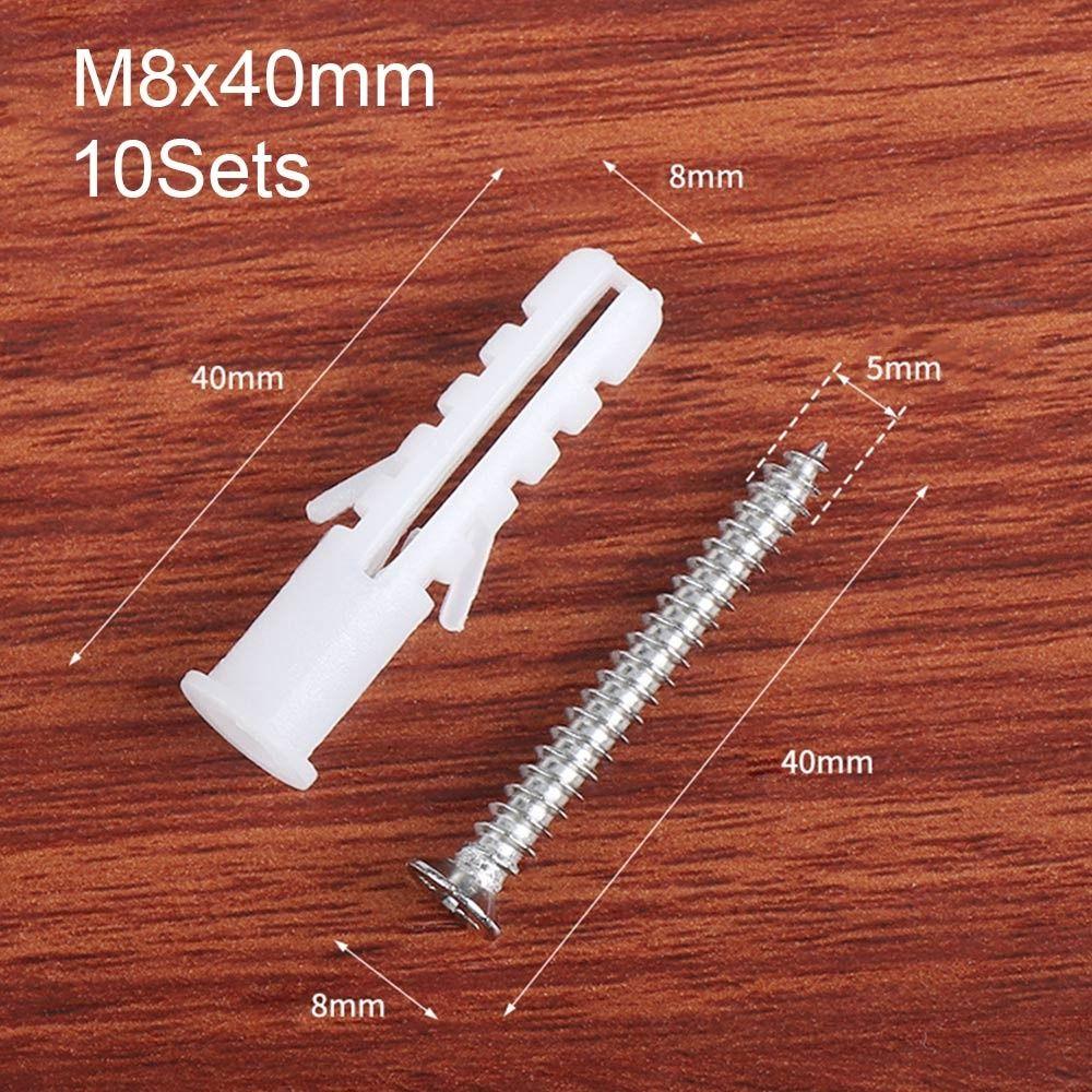 Настенная заглушка для дома, пробитая винтовым дюбелем, анкер для гипсокартона, расширяющийся гвоздь-болт, набор расширительных винтов