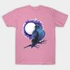 T Shirt Women Beautiful Raven Bird Harajuku Print Kawaii Tshirt Summer Short Sleeve Female T-Shirt Top Tee