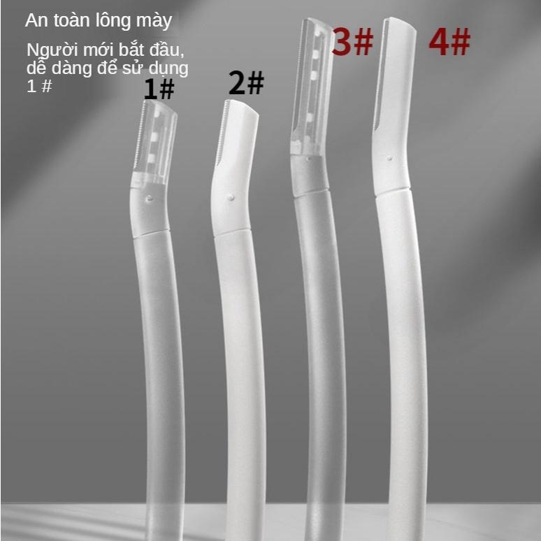 Sharp Blade Eyebrow Trimmer Clear Eyebrow Trimmer White Scraper Multi-functional Eyebrow Trimmer Eyebrow Trimmer Beauty Tool Women's Makeup Products