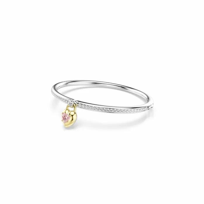 Idyllia Heart Pink Bangle Bracelet S 5737267