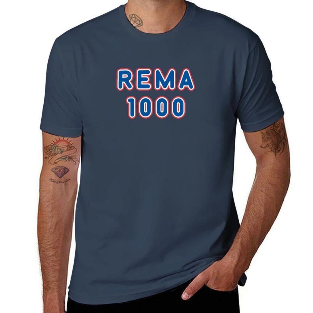 REMA 1000 T-Shirt cotton t shirts high quality t shirt man plain T-Shirt
