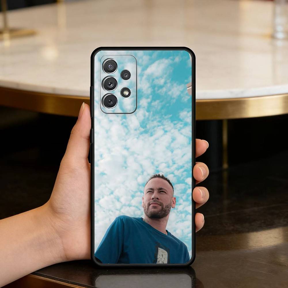 Чехол для телефона Football For N-NeYmAR-R 10 для Samsung Galaxy A73,A72,A71,A70,A53,A52,A51, Мягкий силиконовый черный чехол