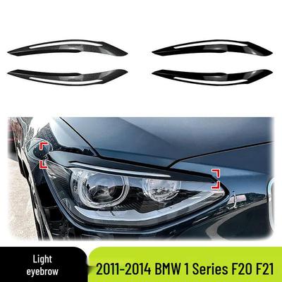 Наклейки накладки на фары «Брови» для BMW 1 серии F20 F21 2011-2014