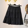 Женская короткая юбка А-силуэта с плиссировкой и высокой талией большого размера - Коллекция Лето 2025