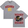 81 Rozanov Boston Bears Мерч Футболка Накал Соперничества ТВ Графический Принт Футболка 2026 Хлопок Короткий Рукав Круглый Вырез Женские Футболки Топы
