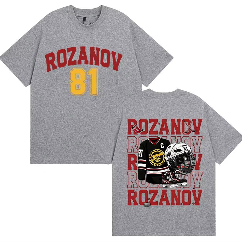 81 Rozanov Boston Bears Мерч Футболка Накал Соперничества ТВ Графический Принт Футболка 2026 Хлопок Короткий Рукав Круглый Вырез Женские Футболки Топы