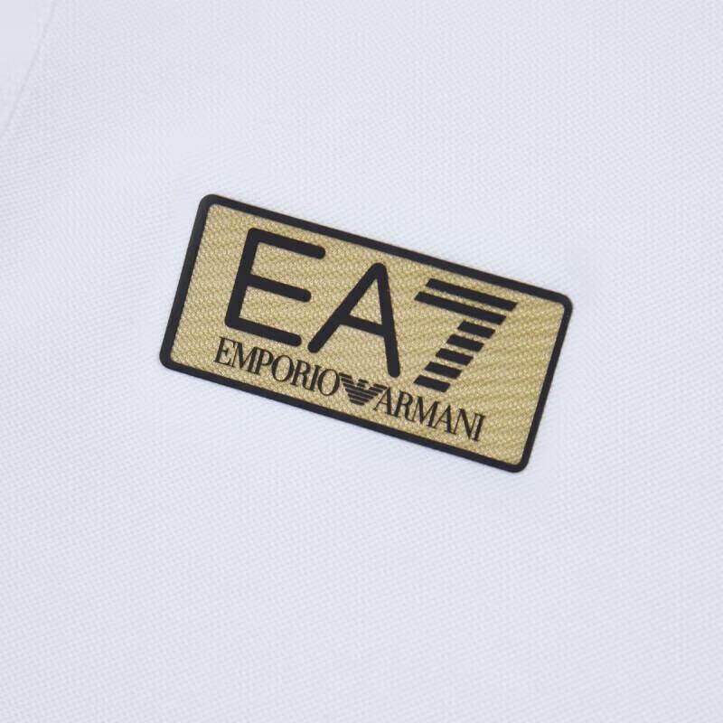 Armani EA7 Men's Logo Patch Polo Shirt