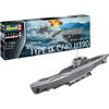 Уровень Немецкий Revell 1 144 Немецкая подводная лодка Тип IX C 40 пластиковый модельный конструктор 05167