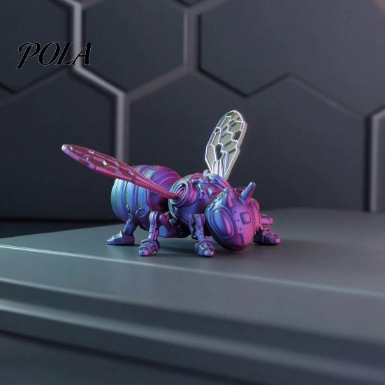 Высокоточная игрушка-пчела, 3D-печатная киберпанк-фигурка, подвижные суставы, механическое украшение-шмель, шарнирная коллекционная игрушка-антистресс «Оса», Стресс