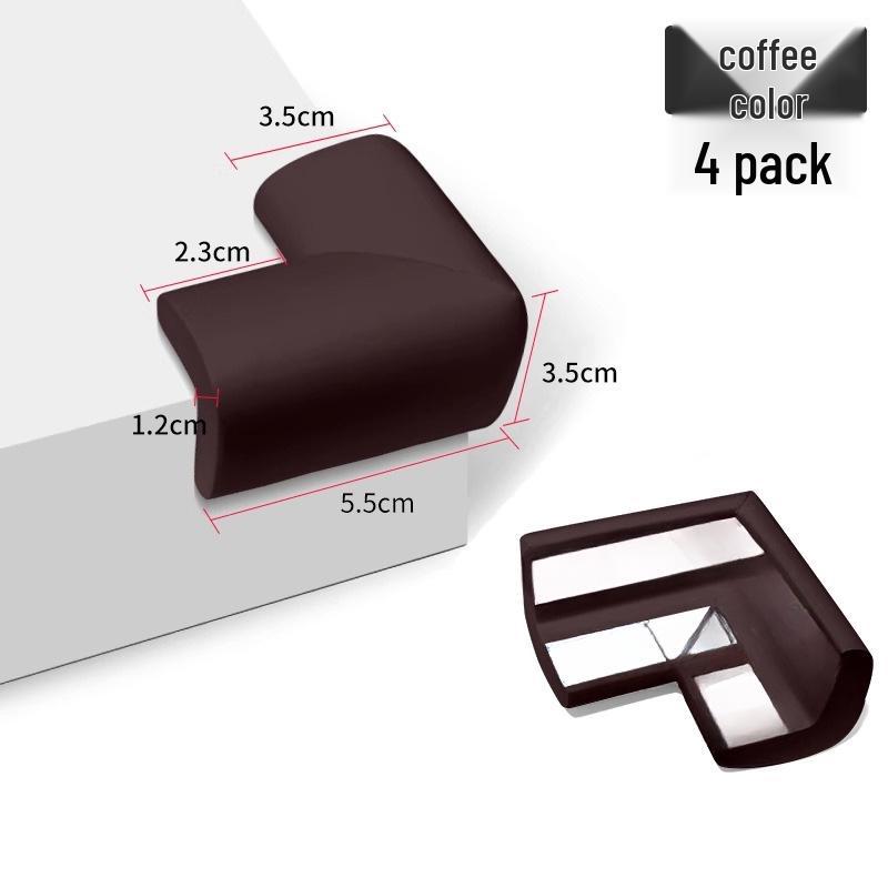 Силиконовые Угловые Защиты для Стола - Противоударный, Мягкий Набор Безопасности для Мебели.