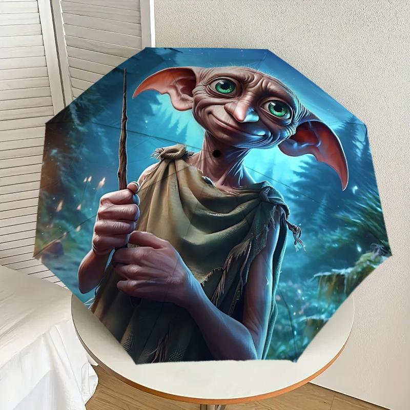 1PC Warner Dobby magic Umbrella-8-Rib Reinforced, Automatic Open, Lightweight & Durable-A90