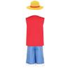 Костюм Косплей Луффи из One Piece - Наряд для Ролевой Игры Пирата Соломенной Шляпы