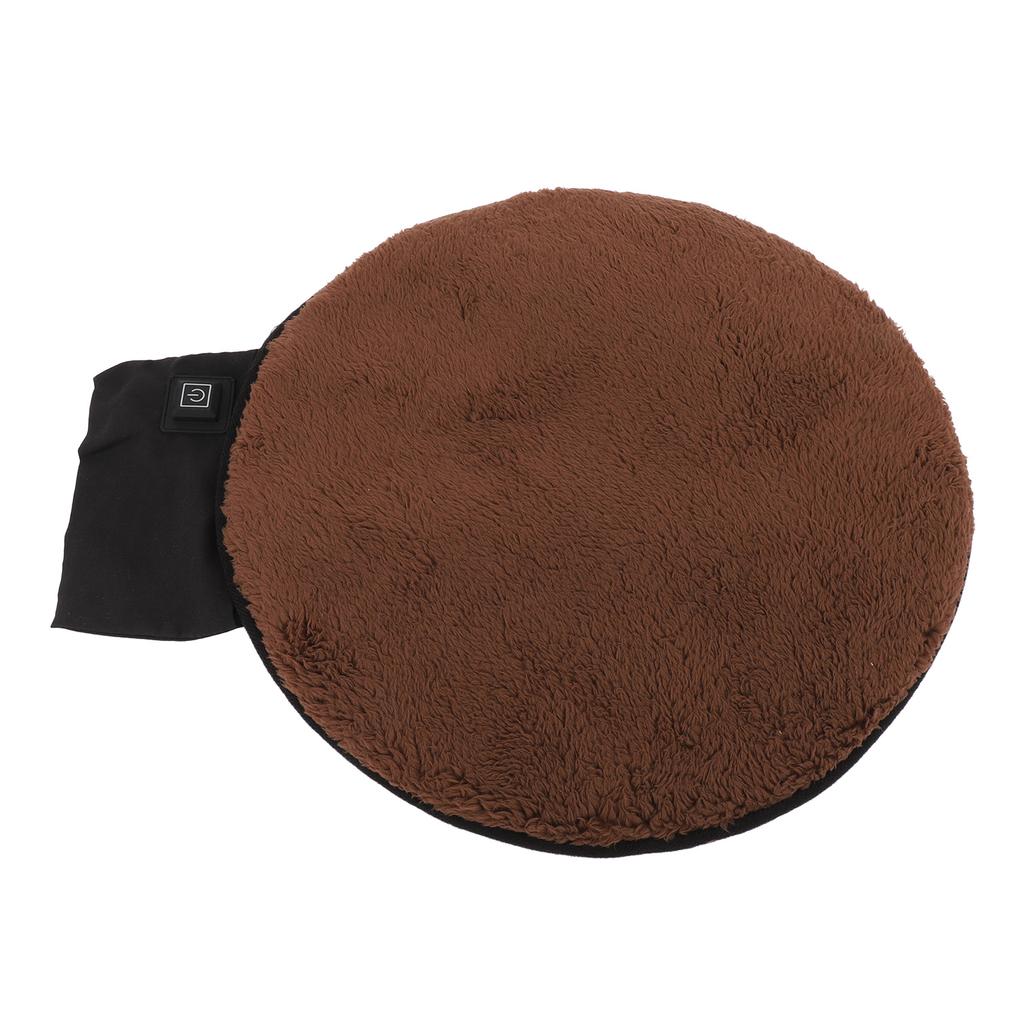 USB-подушка для сиденья с подогревом, портативная грелка для стадиона, спорта на открытом воздухе, офиса, круглая