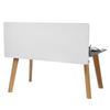 Desk Divider Privacy Panel, 1524 x 610 mm Clamp-on Office Desk Partition, PET Cubicle Partition Panel, Workstation Privacy Divider with 2 C-Type