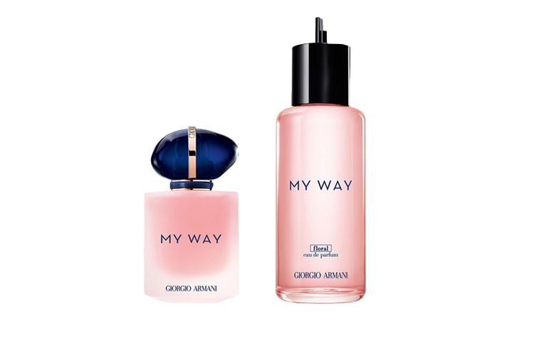 Giorgio Armani MY WAY FLORAL Eau de Parfum Refillable Set: Spray + Refill