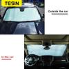 Солнцезащитные козырьки на лобовое стекло TESIN для Dodge RAM 1500 2018+ Аксессуары для солнцезащитных козырьков на лобовое стекло автомобиля для Dodge RAM 1500 2018