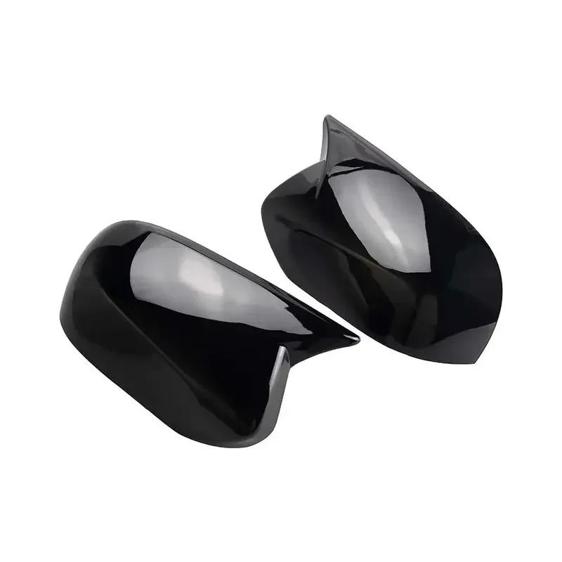 For Subaru Outback 2010 2011 2012 2013 Car Rearview Side Mirror Cover Wing Cap Exterior Door Housing Shell Trim ABS Carbon/Black