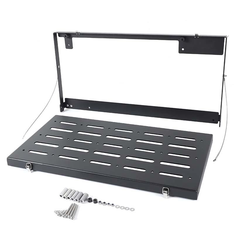 Car Tailgate Storage Bracket Foldable Table Board Rack Shelf For Jeep Wrangler JL 2018 Up Metal Car Accessories