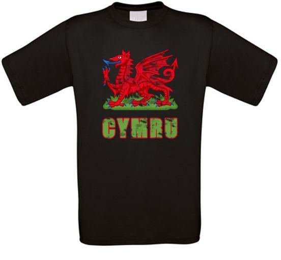 Футболка Уэльс Cymru Кардифф Все размеры