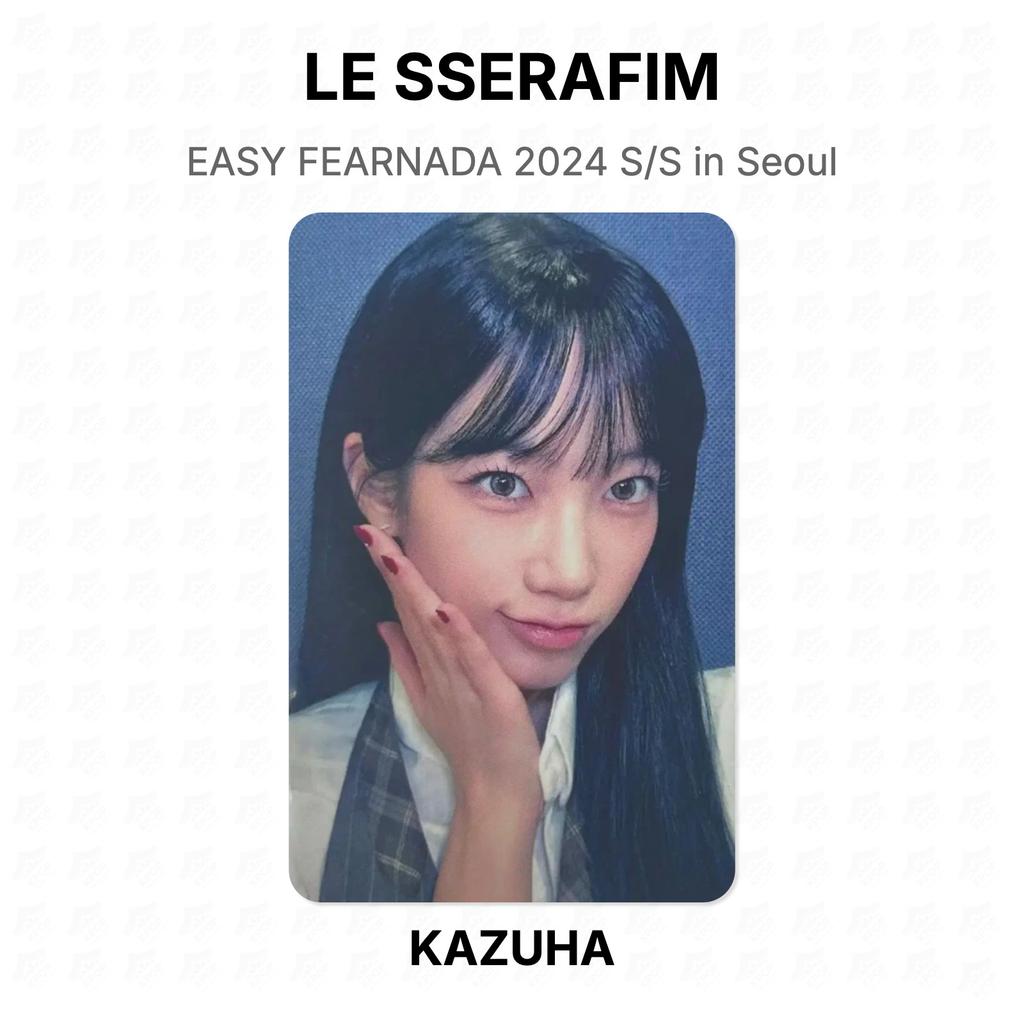 LE SSERAFIM Официальная фотокарточка EASY FEARNADA 2024 S/S в Сеуле