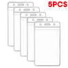 5Pcs Waterproof Transparent Card Holder Plastic Protector Case Business Bus Bank Credit Card Protector ID Card Badge Holders