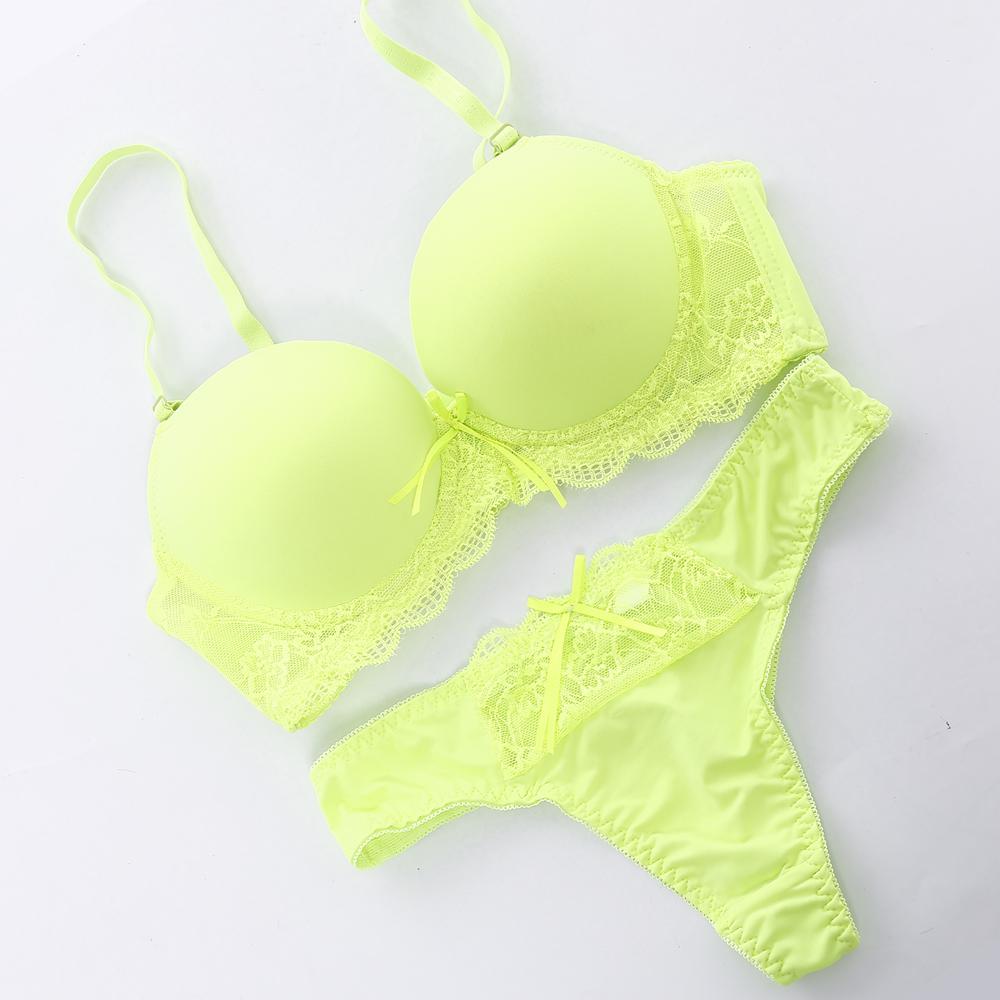 Сексуальный комплект бесшовного женского белья,пуш -ап