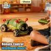 Нетоксичный умный радиоуправляемый insect 4WD RC трюковой автомобиль с распылителем и светом, радиоуправляемые животные, электрические игрушки для детей, подарки