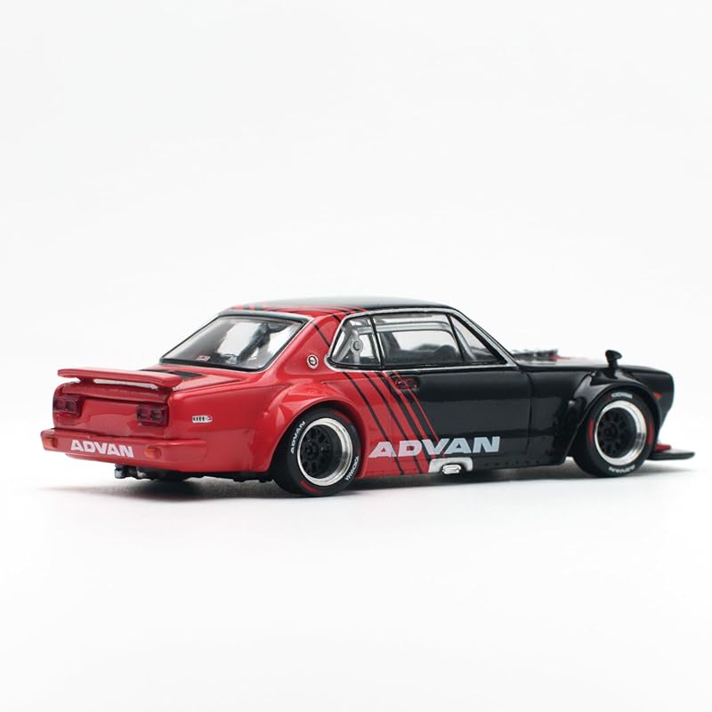 POP RACE 1/64 SKYLINE GT-R V8 DRIFT (HAKOSUKA) ADVAN LIVERY Finished product