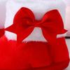 Baby Boots Unisex Baby Thick Velvet Shoes Bowknot Flower Decoration Soft Soled Toddler Shoes