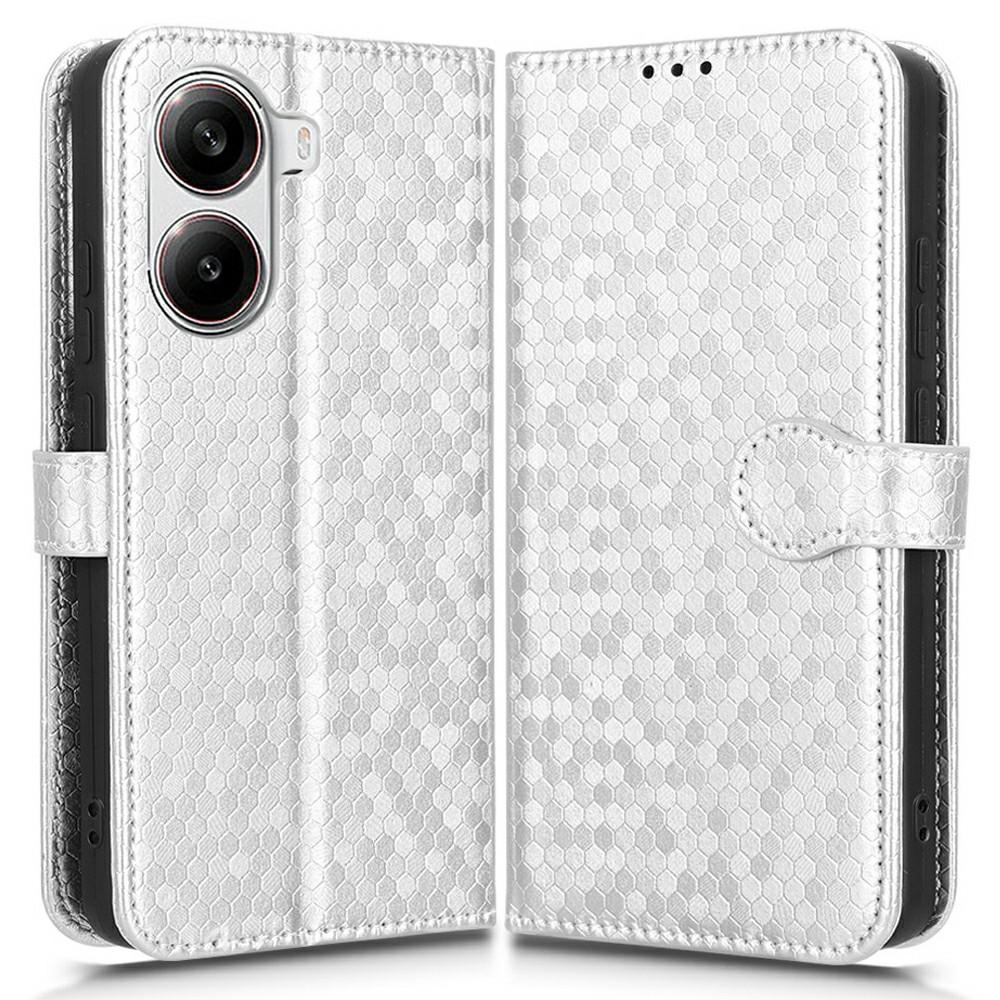 For Xiaomi Poco X7 Pro 5G/Redmi Turbo 4 5G Wallet Case Dot Pattern Imprint PU Leather Phone Cover